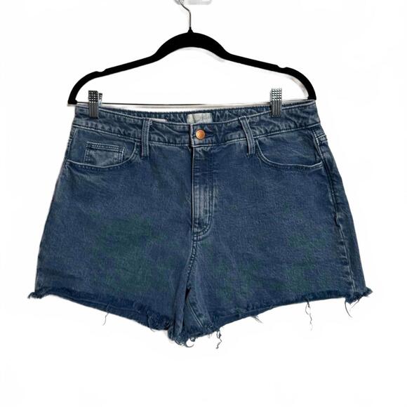 Pants - Rustic‎ Blue Denim Cut Off Shorts